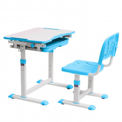 Комплект универсальной растущей детской парты со стульчиком Cubby Sorpresa Blue (800238) Энергодар