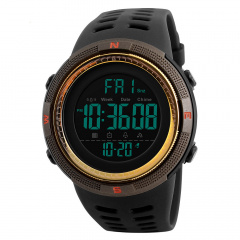 Часы наручные мужские Skmei 1251 Brown Gold 1251GD (12294-hbr) Киев