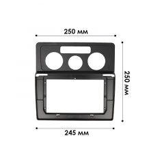 Переходная рамка Lesko 10.1" Volkswagen Caddy 2004-2015 (11599-68395) Броды