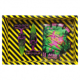 Сувенірні ножі дерев'яні набір Box Toxic daggers Сувенір Декор TDAG-B