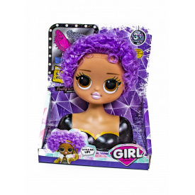 Лялька для зачісок GIRL Fashion Metr+ LK1071 Фіолетове волосся
