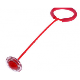 Скакалка, що світиться на одну ногу з LED підсвічуванням Червона (2290038R)