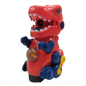 Генератор мильних бульбашок "Динозавр" Bambi ZR161 світло звук рух Червоний