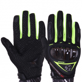 Мотоперчатки SCOYCO MC44 L Черный-салатовый