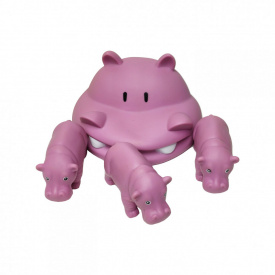 Іграшка для купання Metr + B-331 4 шт Бегемот