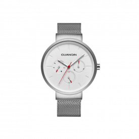 Годинник чоловічий GUANQIN GS19103 CS Silver-white (GS19103SWS)