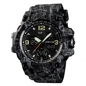 Чоловічий годинник Skmei Hmlet 1155 Чорний