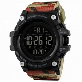 Чоловічий спортивний годинник Skmei 1384 Камуфляж