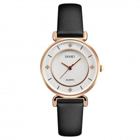 Жіночий класичний годинник Skmei 1330 Чорний