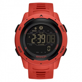 Чоловічий наручний спортивний годинник Sanda Червоний