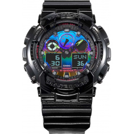 Годинник Casio G-SHOCK GA-100RGB-1AER Black