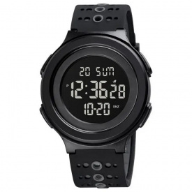 Чоловічий наручний годинник Skmei 1733 Чорний