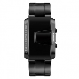 Чоловічий оригінальний годинник Skmei 1179 Чорний