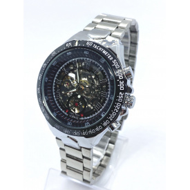 Годинник чоловічий механічний Winner Skeleton з автопідзаводом Сріблясті ( IBW903S )