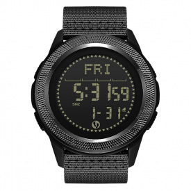 Наручний годинник чоловічий з компасом North Edge Nexus Чорний (3222)