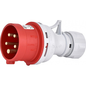 Кабельная силовая вилка ETI 004482018 EV-1653 IP44 (16A 400V 3P+N+PE)