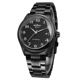 Наручний годинник Winner Handsome Чорний (3258)