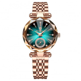 Наручний годинник жіночий Poedagar Lime Золотий (3026)