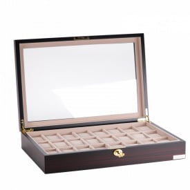 Скринька для зберігання годинників Salvadore WB/1087/24.E Бордовий