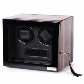 Скринька Salvadore для підзаводу 2 годинників SLX/6202-BRB 2x2 Коричневий