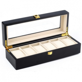 Шкатулка для зберігання годинників Craft 6WB.LID.MAT Чорний
