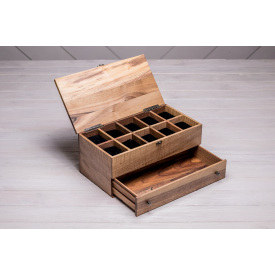 Скринька для зберігання наручних годинників ecoWalnut 14.9х34.2х18 см