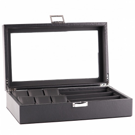Шкатулка для зберігання годинників Craft 6W.3SGL.BL Чорний