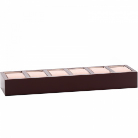 Органайзер для зберігання годинників Craft 6TRAY.BL Коричневий