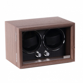 Скринька Salvadore для підзаводу 2 годинників X/2BR 2x2 Коричневий