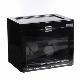 Скринька Salvadore для підзаводу 4 годинників 4+6BF 29,5x25x22 см Чорний