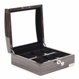 Скринька для зберігання годинників Salvadore WB/3035/6BGB 230х95х230 мм Коричнево-чорний
