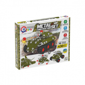 Дитячий металевий конструктор "Військова техніка" ТехноК 9512TXK 430 деталей
