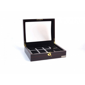 Скринька для зберігання годинників Salvadore WB/3034/EB 29,5х23,5х10 см Коричнево-чорний