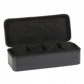 Кейс для годинників Salvadore 4W-FH-BB-SPU 25х10х8 см Чорний