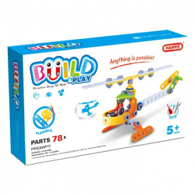 Конструктор Build&Play "Вертолет" HANYE J-7710 78 эл.