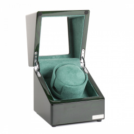 Скринька Salvadore для підзаводу 1 годинника 1041/GEEF/F5 13,5х13,5х16 см Чорно-зелений