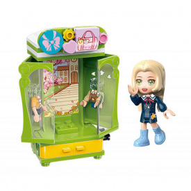 Дитячий конструктор Дівчинка з кімнатою Bambi 34012 з аксесуарами Студентка