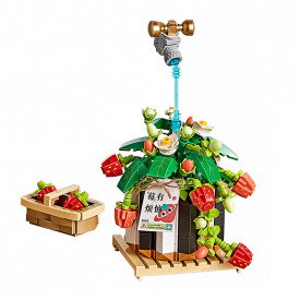 3D конструктор Loz 1284 Полуниця в горщику (12317-74882)