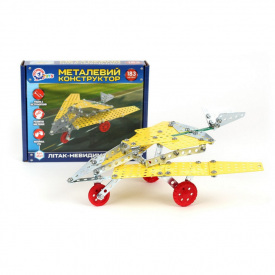 Конструктор металлический "Самолет-невидимка" ТехноК 4869TXK 183 детали