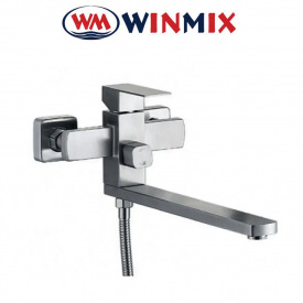 Змішувач для ванни Winmix Kub EURO HEAVY (Chr-007) SUS304, Польща (нержавіюча сталь)