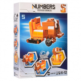Дитячий конструктор Bambi M38-B0819 цифра-транспорт Цифра 5