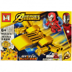 Конструктор Avengers Залізна людина Bambi MG632 Залізна людина 6