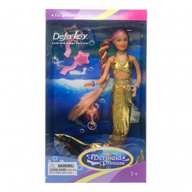 Детская кукла Русалка Bambi 20983 меняет цвет волос Золотистый