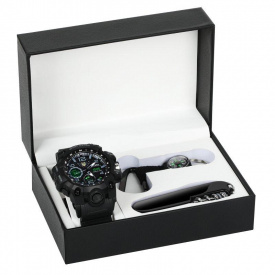 Годинник чоловічий наручний з компасом BESTA Box Peremoga Set Чорний (2446136759)