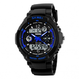 Годинник наручний дитячий Skmei 1060 Black 1060BU (17106-hbr)