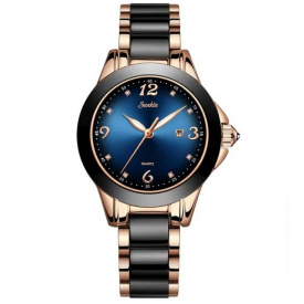 Наручний годинник Sunkta Ceramic Золотий (2325)