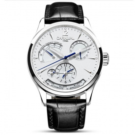 Наручний годинник чоловічий Carnival Kinetic Хром (1941)