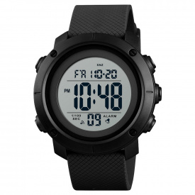 Часы наручные мужские Skmei 1426 Black - White ABS 1426BKWT (12287-hbr)