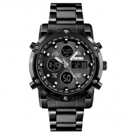 Наручний годинник чоловічий Skmei Molot Limited AllBlack Чорний (2191)