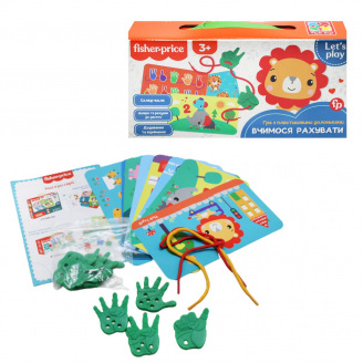 Игра с пластиковыми ладошками Учимся считать укр Vladi Toys (VT2905-25)